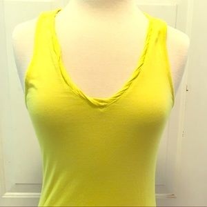 DKNY Jeans yellow tank top
